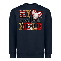 Navy my heart is on that field baseball Heavyweight Sweatshirt - Jasminsmagicworld