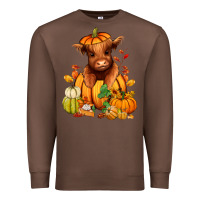 Chestnut Fall Autumn heifer pumpkin Premium Sweatshirt - RanaPortraitStore