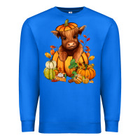True Royal Fall Autumn heifer pumpkin Premium Sweatshirt - RanaPortraitStore