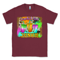 Burgundy Loaded Tea Junkie Classic Tee - Jasminsmagicworld