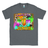 Charcoal Heather Loaded Tea Junkie Classic Tee - Jasminsmagicworld