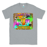 Heather Grey Loaded Tea Junkie Classic Tee - Jasminsmagicworld