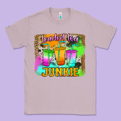 Loaded Tea Junkie Classic Tee Designed By Jasminsmagicworld