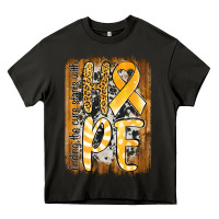 Asphalt finding the cure starts with hope childhood cancer awareness  with bac Heavy Core Tee - Jasminsmagicworld