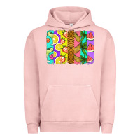 Pigment Salmon summer brushstroke Urban Hoodie - Jasminsmagicworld
