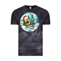 Cloud Black Slide Avocado Vintage Tee - FaDigitalArtStudio