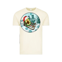 Vintage Arctic Slide Avocado Vintage Tee - FaDigitalArtStudio