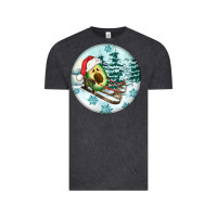 Vintage Black Slide Avocado Vintage Tee - FaDigitalArtStudio