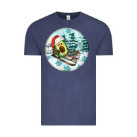 Vintage Denim Slide Avocado Vintage Tee - FaDigitalArtStudio