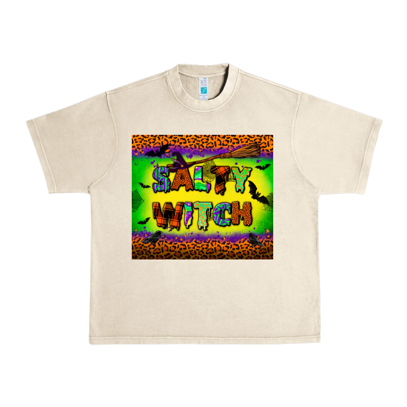 Salty Witch Tumbler Urban Heavy Tee by BundleAndBundleShop | Teevron