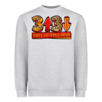 Heather Grey three up three down softball Heavyweight Sweatshirt - Jasminsmagicworld