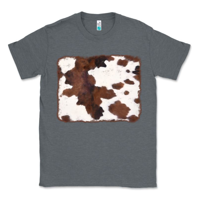 Brown Cowhide Background Classic Tee by CowCowDesign | Teevron