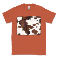 Copper Brown Cowhide Background Classic Tee - CowCowDesign