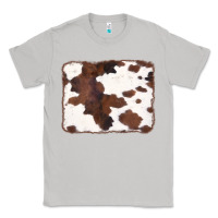 Moon Dust Brown Cowhide Background Classic Tee - CowCowDesign