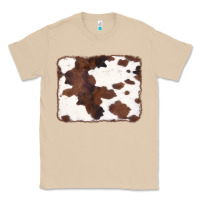 Mushroom Brown Cowhide Background Classic Tee - CowCowDesign