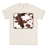 Natural Brown Cowhide Background Classic Tee - CowCowDesign