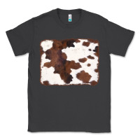Smoke Brown Cowhide Background Classic Tee - CowCowDesign