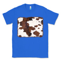 True Royal Brown Cowhide Background Classic Tee - CowCowDesign