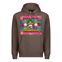 Coffee mexican hanging with my gnomigos Premium Hoodie - Artiststas