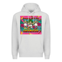 Dove Grey mexican hanging with my gnomigos Premium Hoodie - Artiststas