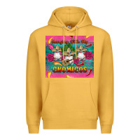 Mustard mexican hanging with my gnomigos Premium Hoodie - Artiststas