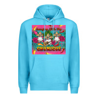 Ocean Blue mexican hanging with my gnomigos Premium Hoodie - Artiststas