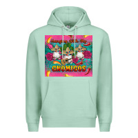 Seafoam mexican hanging with my gnomigos Premium Hoodie - Artiststas