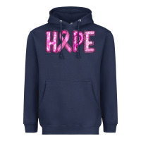 Navy Western Hope Breast Cancer Heavyweight Hoodie - RanaPortraitStore