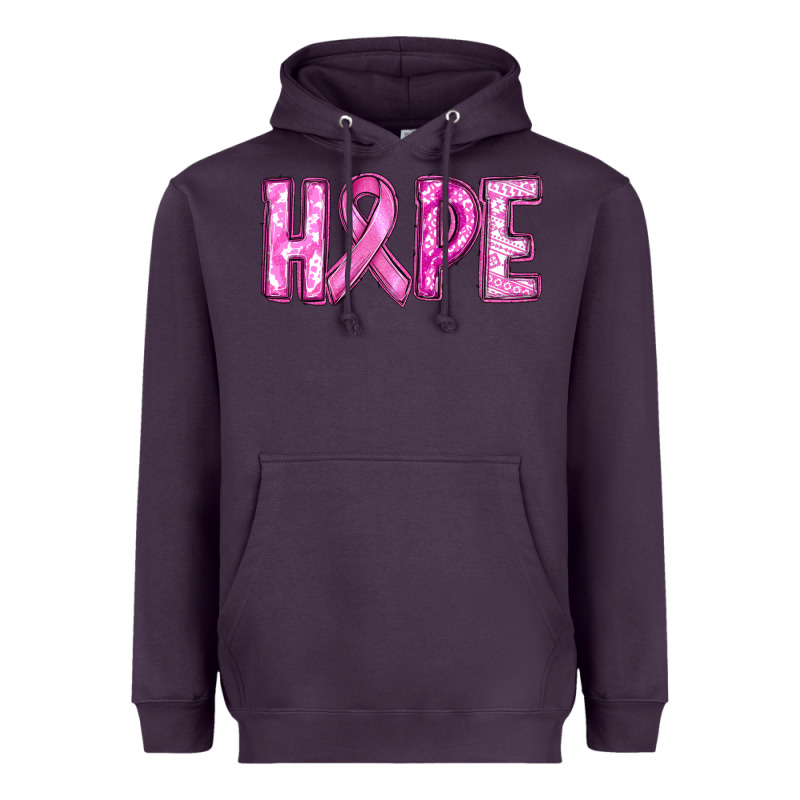 Western Hope Breast Cancer Heavyweight Hoodie by RanaPortraitStore | Teevron