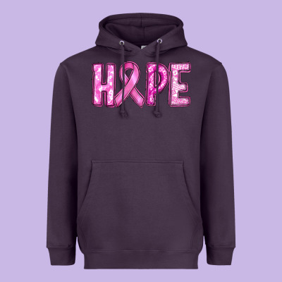 Western Hope Breast Cancer Heavyweight Hoodie Designed By Ranaportraitstore
