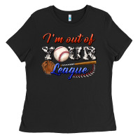 Black i' m out of your league Ladies Tee - BundleAndBundleShop