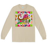 Mushroom summer time Long Sleeve Tee - CowhideDigitalArt