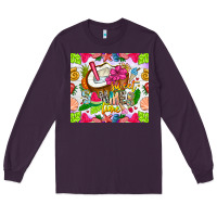 Plum summer time Long Sleeve Tee - CowhideDigitalArt