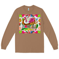 Toasted Coconut summer time Long Sleeve Tee - CowhideDigitalArt