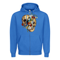 True Royal nature skull Zipper Hoodie - RanaPortraitStore