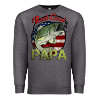 Charcoal Heather reel cool papa fishing Premium Sweatshirt - Jasminsmagicworld