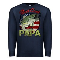Navy reel cool papa fishing Premium Sweatshirt - Jasminsmagicworld