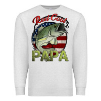 Oatmeal Heather reel cool papa fishing Premium Sweatshirt - Jasminsmagicworld
