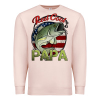 Pale Pink reel cool papa fishing Premium Sweatshirt - Jasminsmagicworld