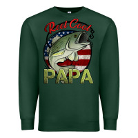 Sports Green reel cool papa fishing Premium Sweatshirt - Jasminsmagicworld