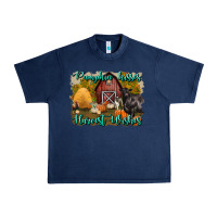 Navy pumpkin kisses harvest wishes Urban Heavy Tee - BundleAndBundleShop