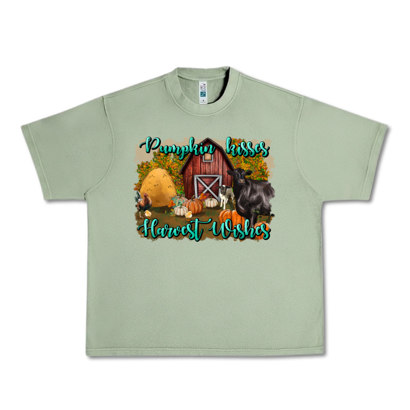Pumpkin Kisses Harvest Wishes Urban Heavy Tee by BundleAndBundleShop | Teevron