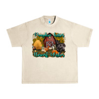 Sandshell pumpkin kisses harvest wishes Urban Heavy Tee - BundleAndBundleShop