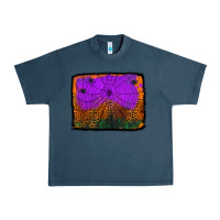 Midnight Navy halloween spider web background Urban Heavy Tee - Jasminsmagicworld