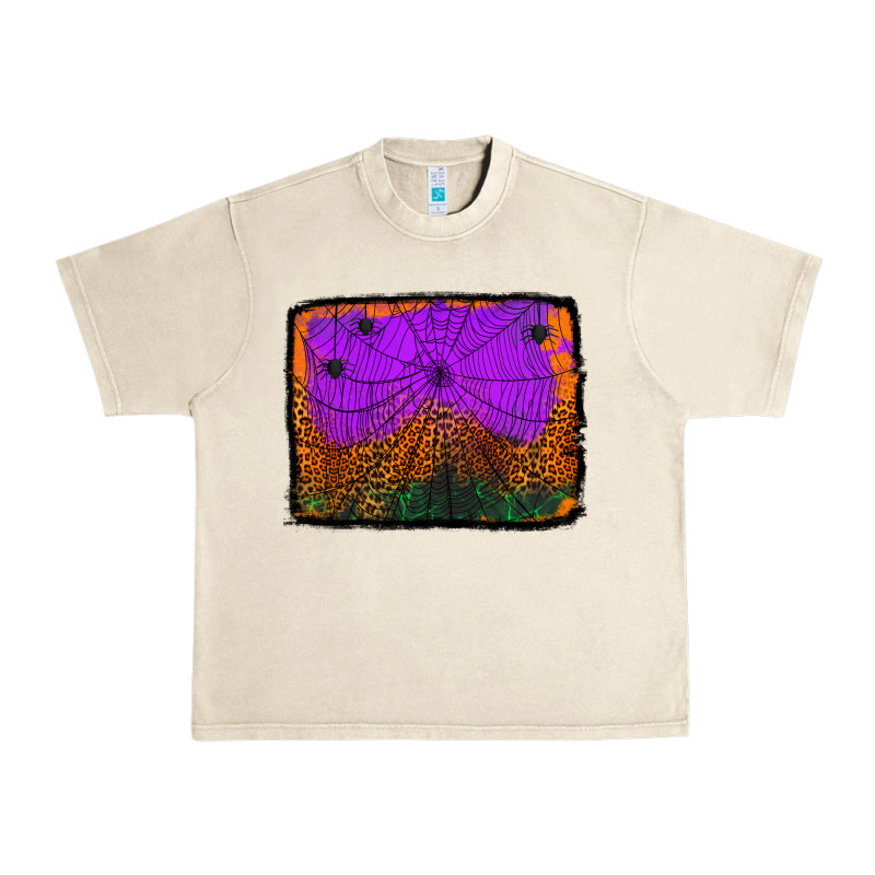 Halloween Spider Web Background Urban Heavy Tee by Jasminsmagicworld | Teevron