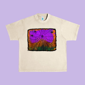 Halloween Spider Web Background Urban Heavy Tee Designed By Jasminsmagicworld