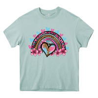 Arona valentine's day rainbow heart olivia Heavy Core Tee - OliviaCreatesArt