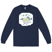 Navy roaring kitty 70987635 Long Sleeve Tee - baoMotion
