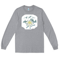 Heather Grey roaring kitty 70987635 Long Sleeve Tee - baoMotion