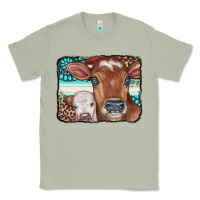 Matcha Cows Serape Leopard Gemstone Classic Tee - CowCowDesign